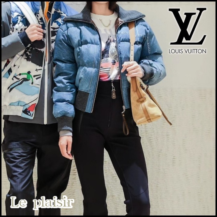 《新作LV SKI♡デニム》Louis Vuitton ダウンジャケット