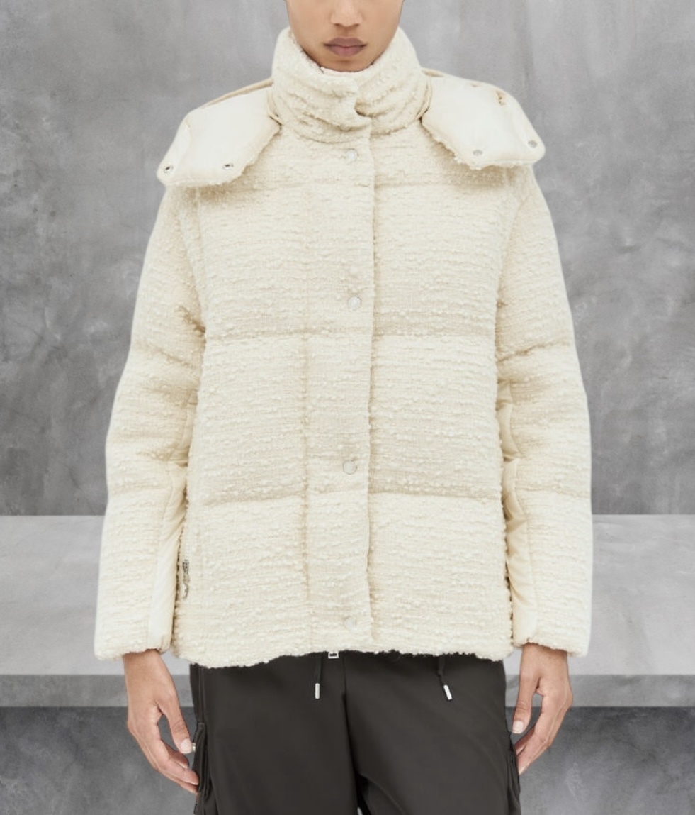 MONCLER パラナス ツイードショートダウンジャケット