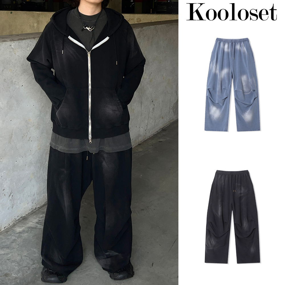 【KOOLOSET】X-ray Pigment Washed Balloon Pants