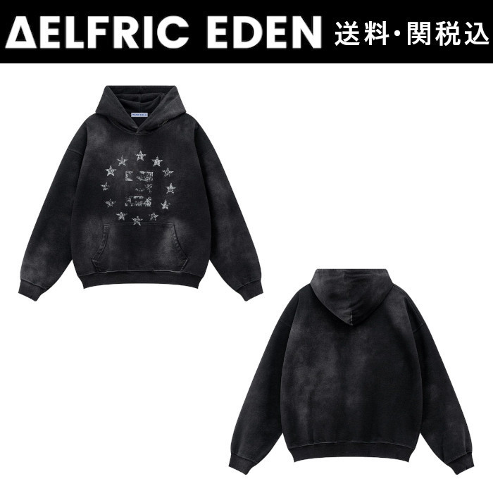 【Aelfric Eden】ブラーリング スター ウォッシュド パーカー