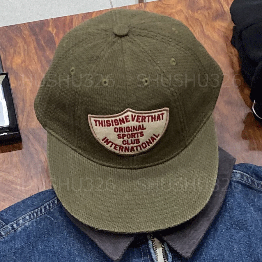 ★thisisneverthat★Washed Dobby Patch Cap