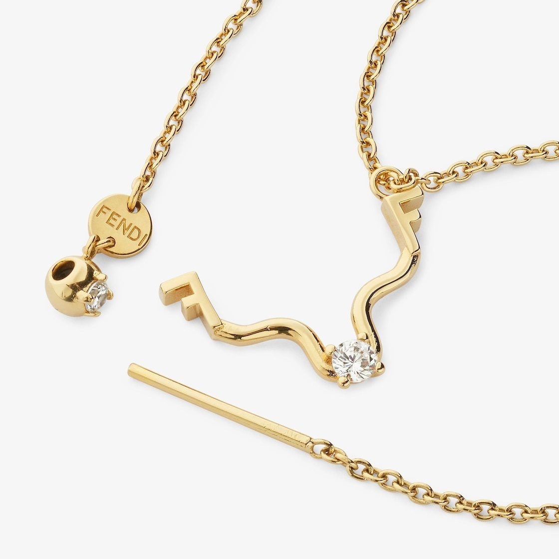 【FENDI】ネックレス ピアス Astrology set ★関税送料込み