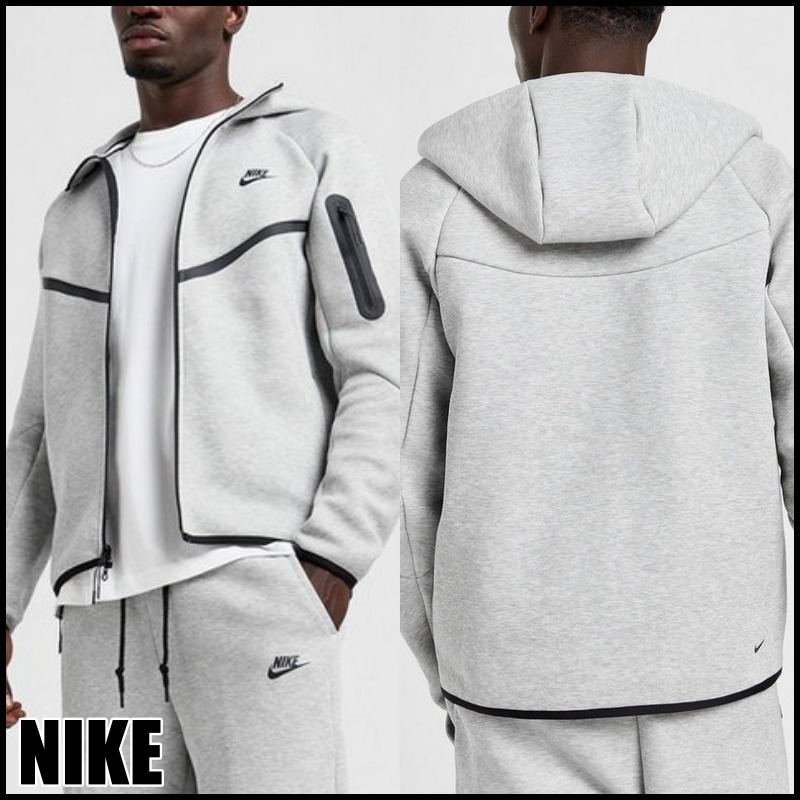 【NIKE】ナイキ テックフリース フルジップ ロゴ フーディ