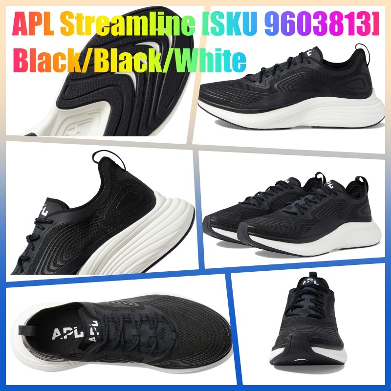 ★APL(Men)★Streamline★Black/Black/White