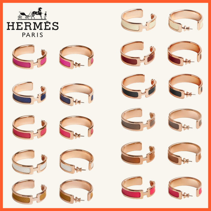 【洗練されたデザイン】HERMES Orecchini Olympe