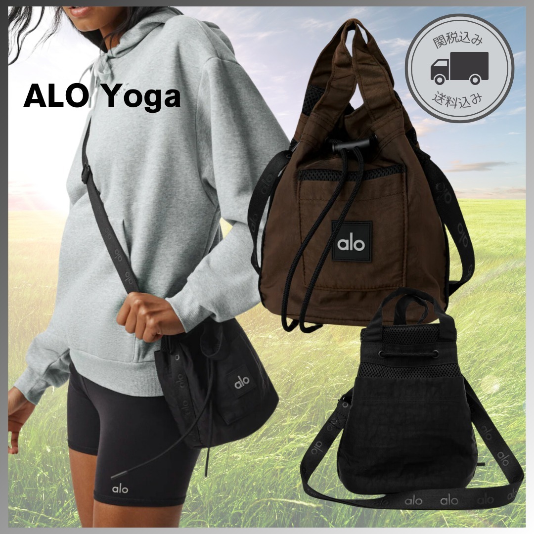 国内未入荷！人気『ALO Yoga』ショルダー バケットバッグ