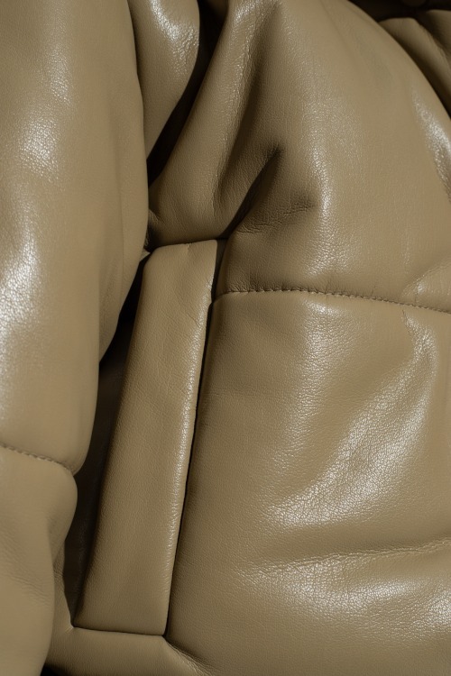“Nanushka” 2WAYクロップドフーディパデッドジャケット Khaki