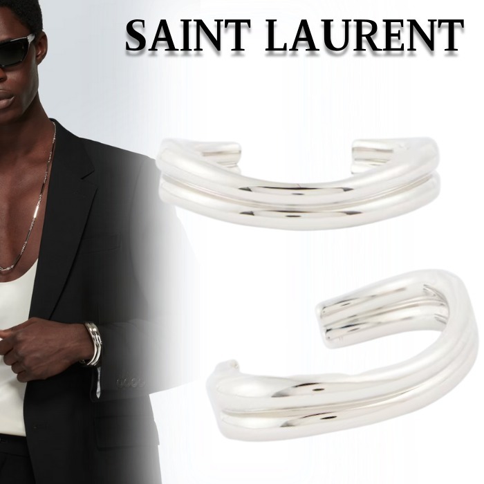 《洗練された逸品》【Saint Laurent】チューブブレスレット