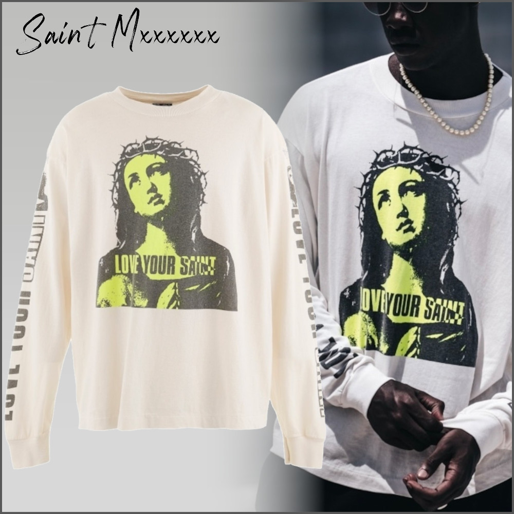 完売前に【SAINT Mxxxxxx】LOVE UR SAINT グラフィック ロンT