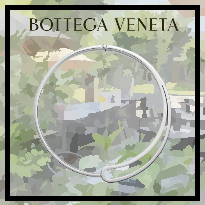 BOTTEGA VENETA【新作】お洒落な シルバー ◆ フリル ネックレス