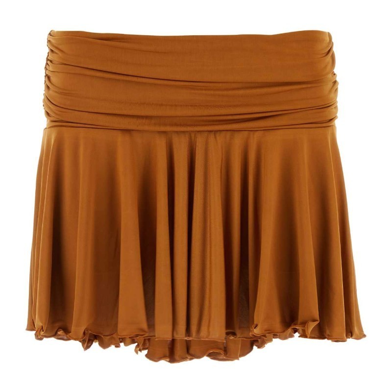 ミニスカート gimaguas Caramel stretch polyester mini skirt
