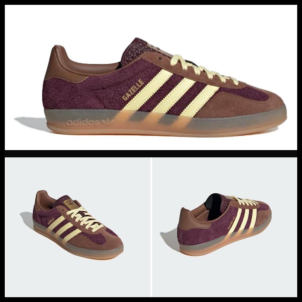 ★Adidas★Gazelle Indoor Maroon Almost Yellow★大人気★