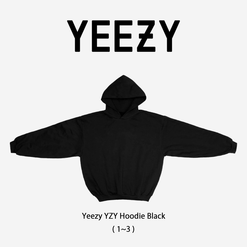 【Yeezy】 正規品★ YZY Hoodie Black