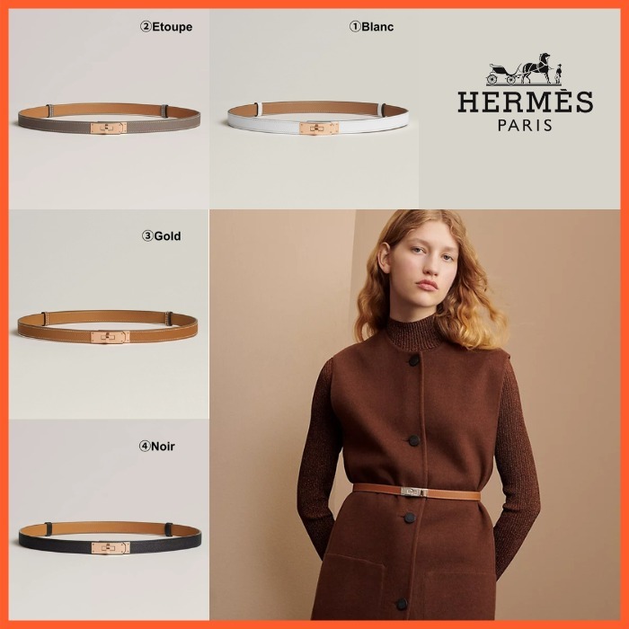 【上品にエレガントに】HERMES Kelly 18 belt