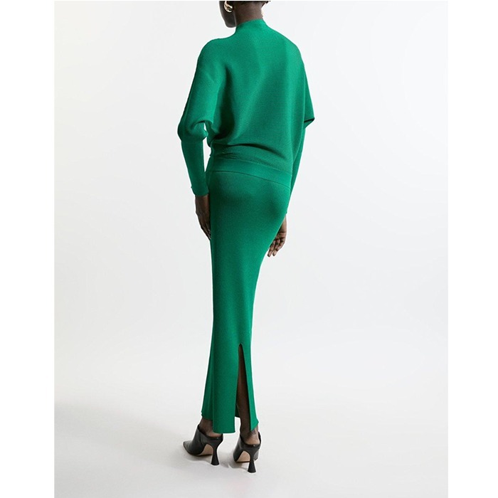 【Karen Millen】ドルマンスリーブ ニット ワンピース《国内発》