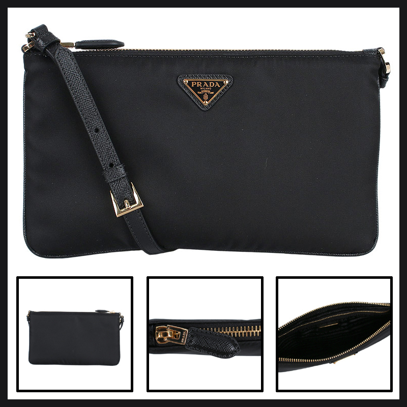 ★送料関税込★PRADA プラダ トライアングルロゴ Re-Nylonポーチ