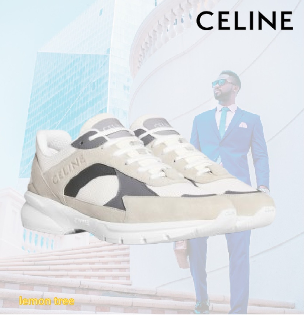 CELINE CELINE ランナー CR-03 レースアップ ロースニーカー