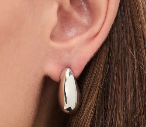 Kenneth Jay Lane ピアス サークル 雫 ドロップ フープ