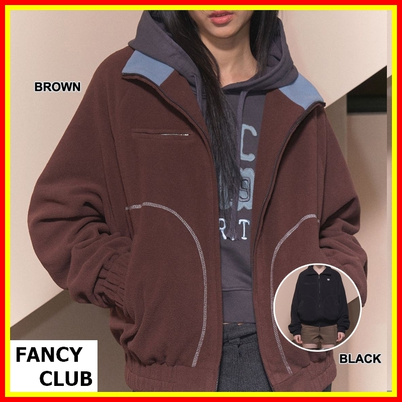 [FANCY CLUB] HIGH NECK FLEECE BLOUSON /追跡付