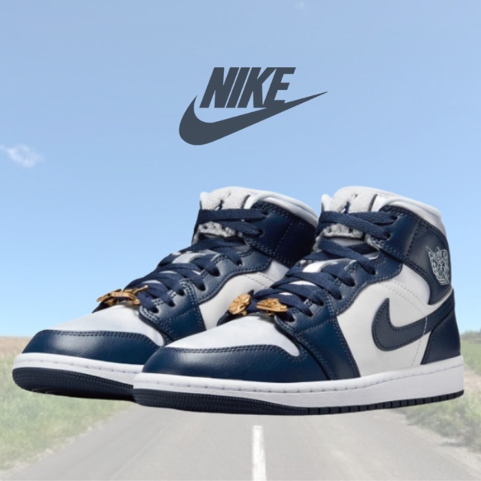 大人気 早い者勝ち NIKE AIR JORDAN 1 MID SE ロゴがPOINT