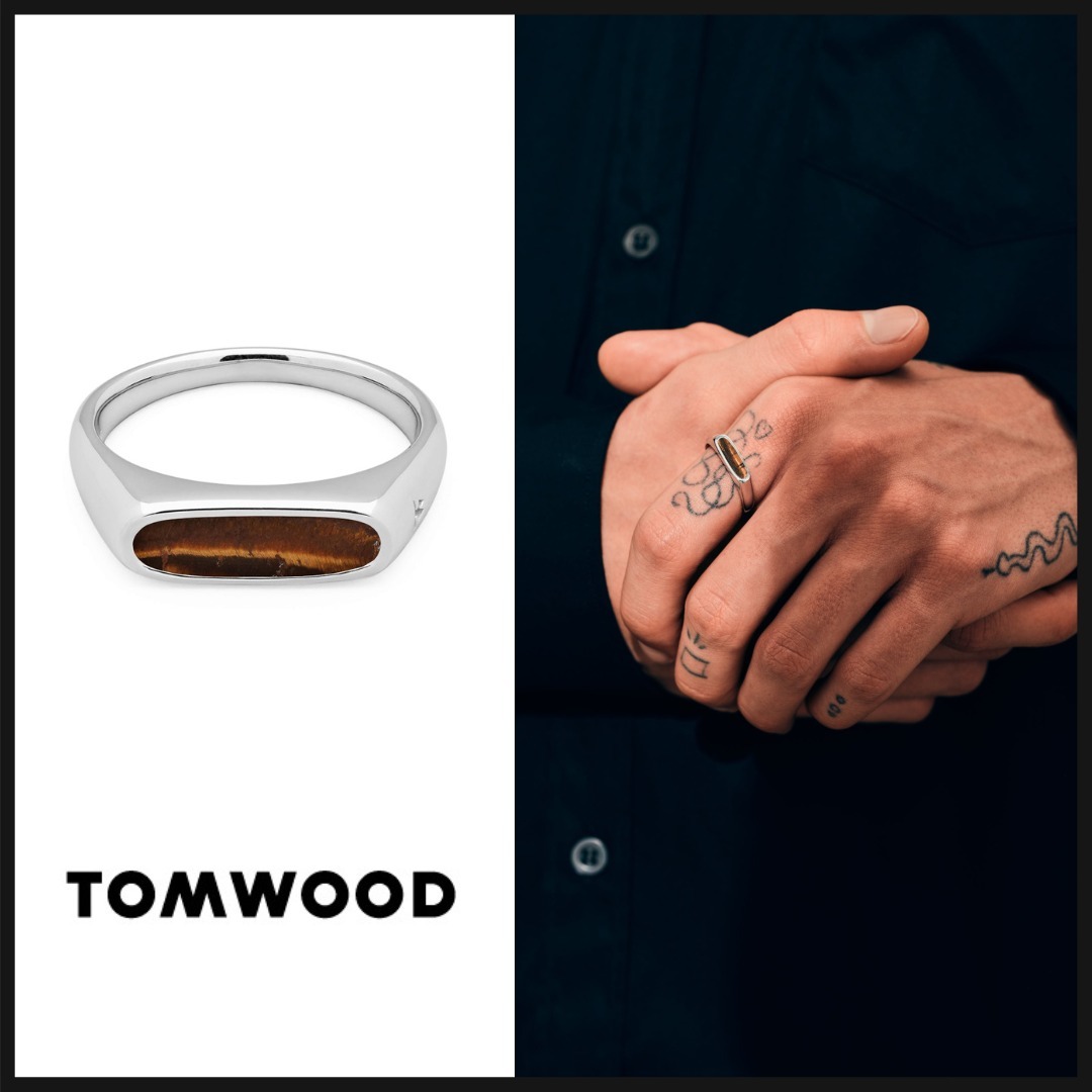 【tom wood】Mario Ring Tiger Eye 指輪