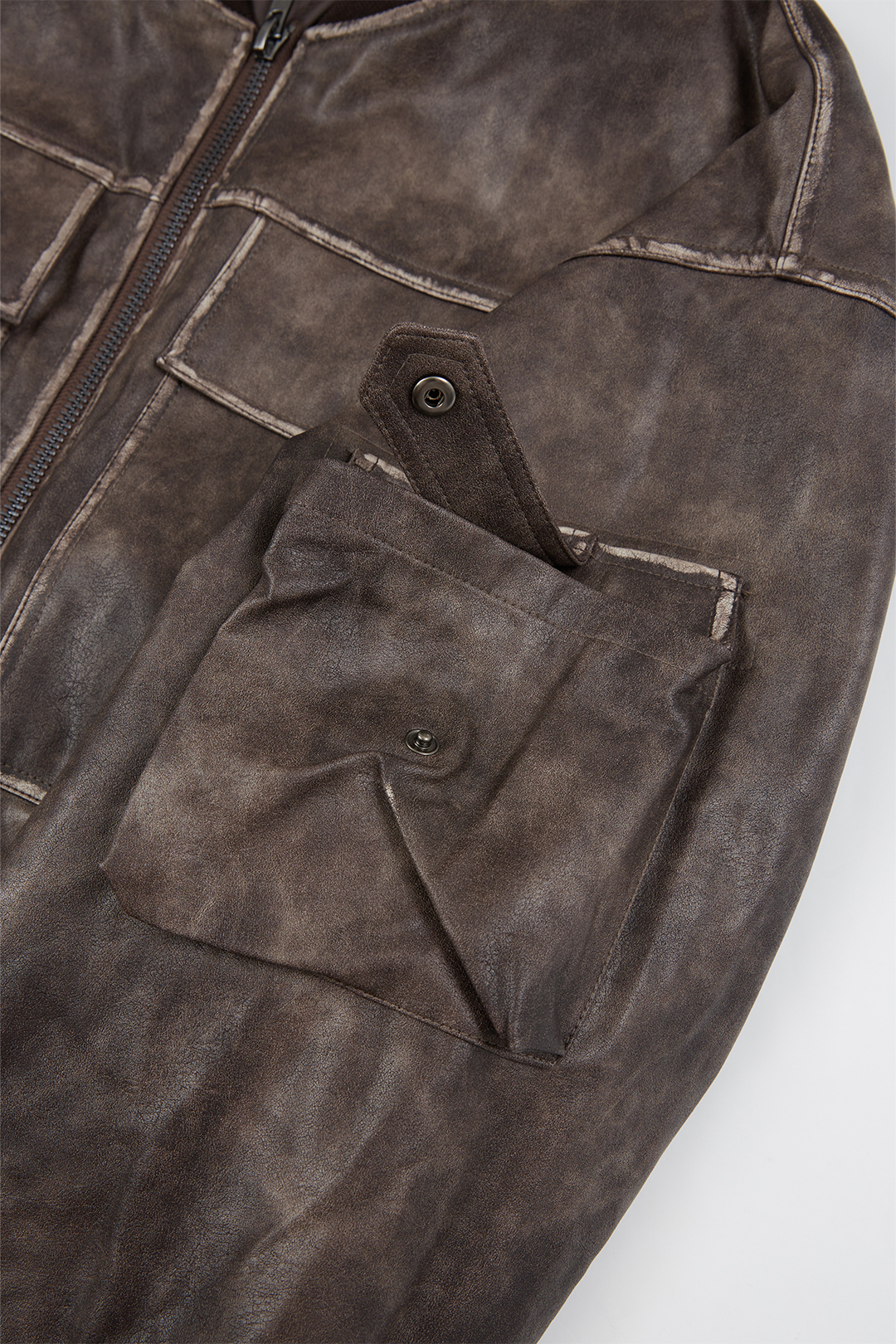 【Raucohouse】Blenheim vintage big pocket leather jacket Blenheim vintage big pocket leather jacket - Raucohouse | 60