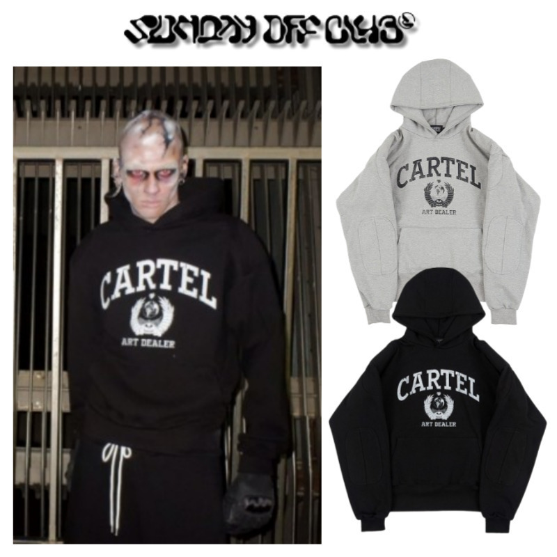パーカー・フーディ [SUNDAYOFFCLUB] Cartel Shoulder Padded Heavy Terry Hoodie
