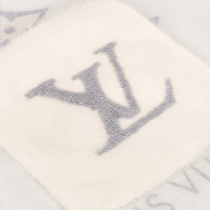 《華奢なワンポイント》Louis Vuitton LV SKI マフラー
