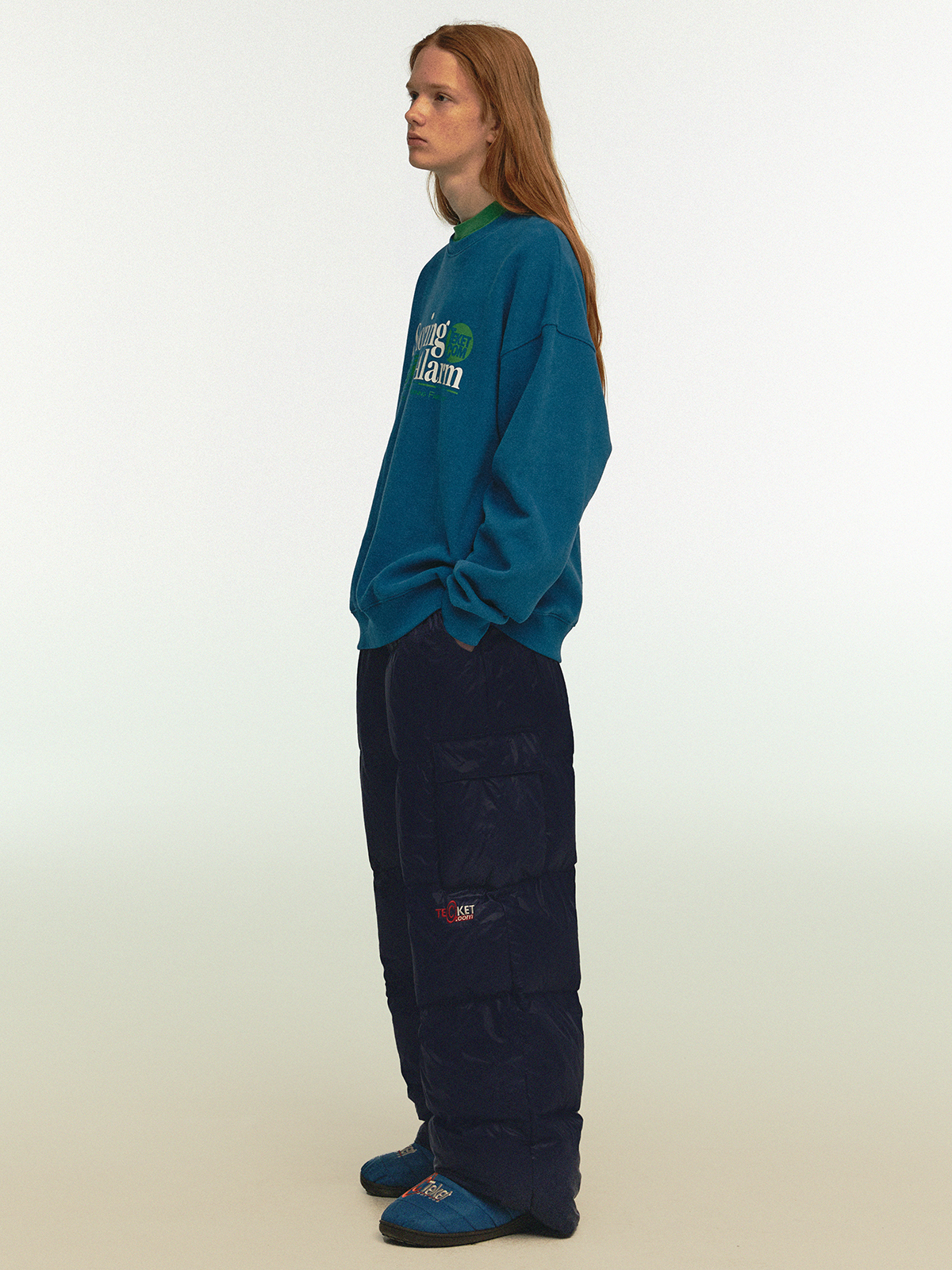 【teket】24fw Dot-com Down Pants TEKET] / ☆ 24FW Dot-com Down Pants / Navy