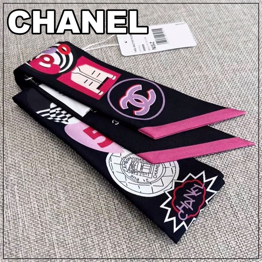 CHANEL《ポップで可愛い♪》ツイリー スカーフ