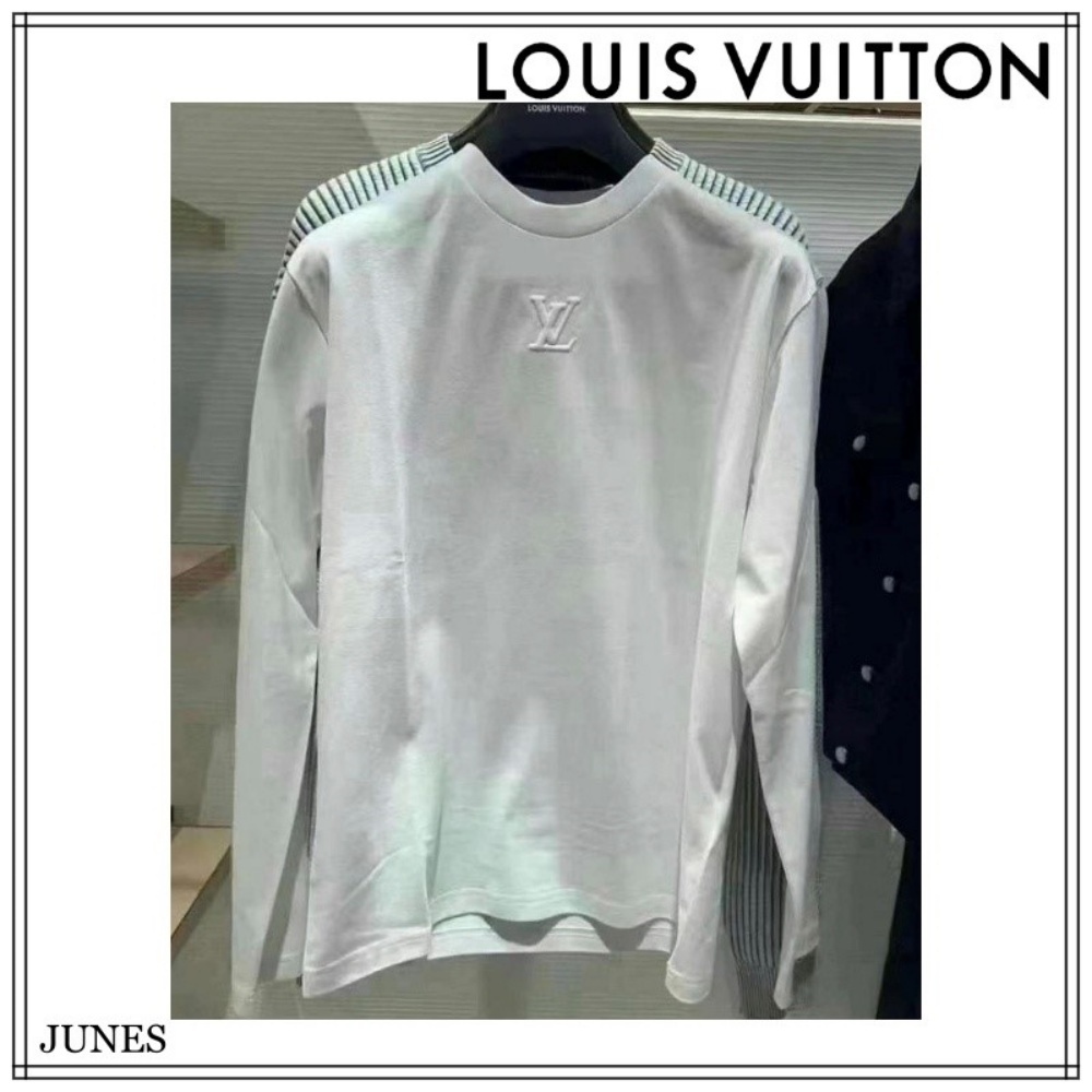 大人気！！【LOUIS VUITTON】エンボスLVロングスリーブTシャツ