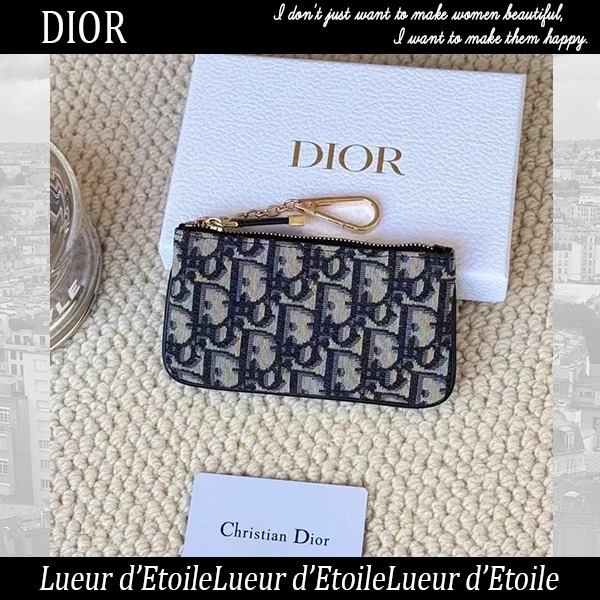 【ジャカード】DIOR Travel Myrte ジップ キーケース