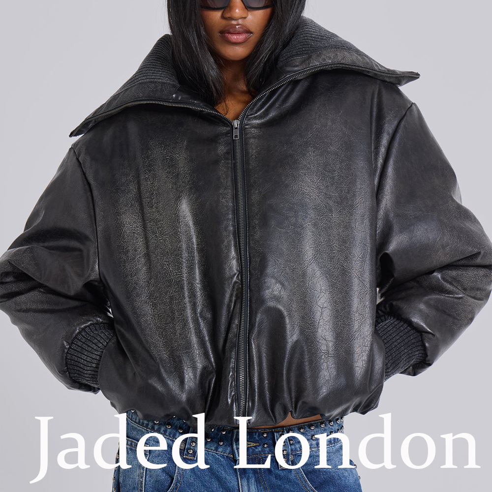 JADED LONDON/Alloy Vegan Leather ボンバージャケット