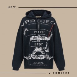 Y PROJECT パリスベスト フーディ エバーグリーン ブラック