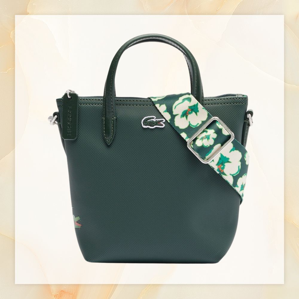【LACOSTE】花柄ショルダーバッグ ミニバッグ