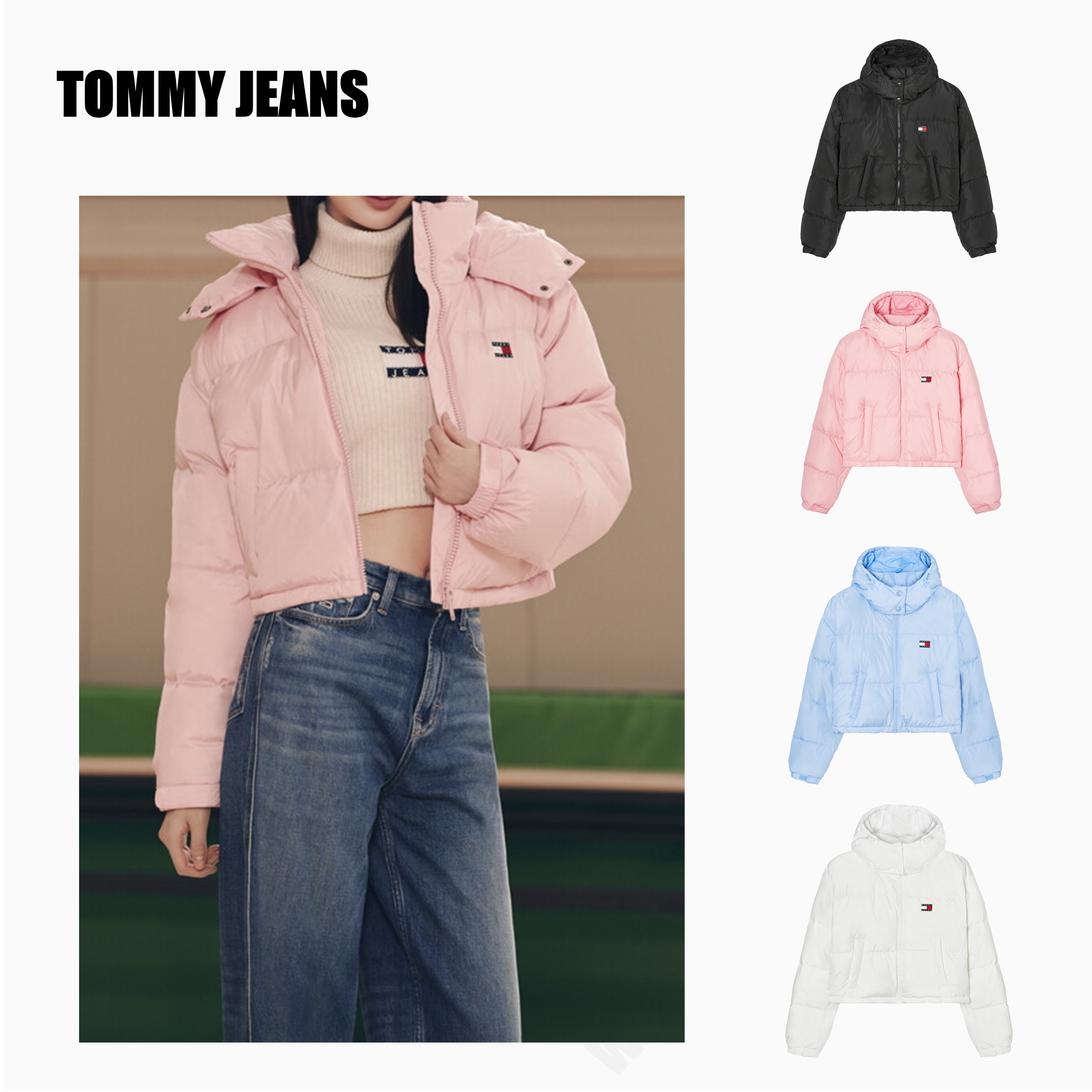 [JEANS] Cropped Alaskan Poffer Jacket ☆送料込☆