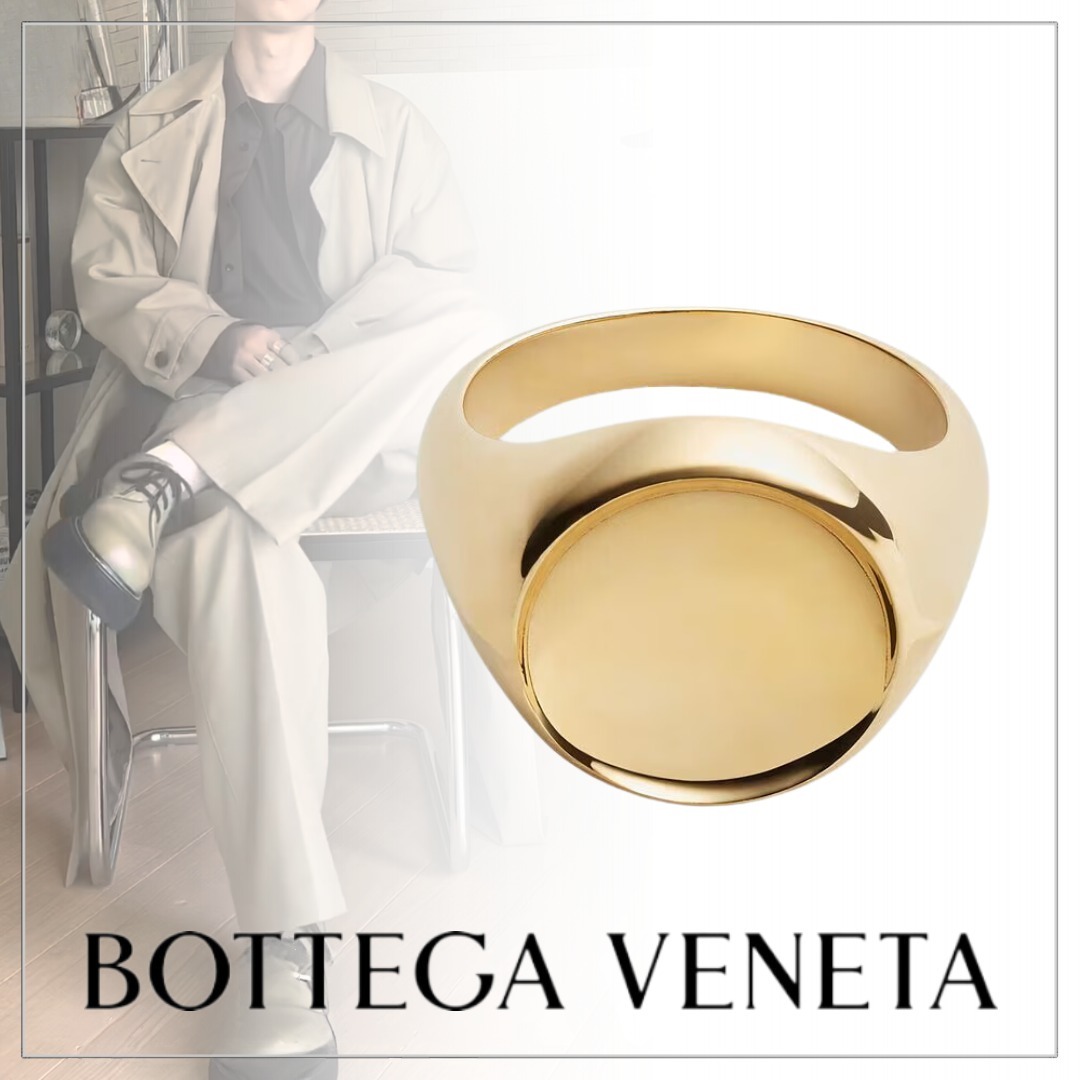 【LEON掲載】BOTTEGA VENETA◆18K Gold ディテールリング 指輪