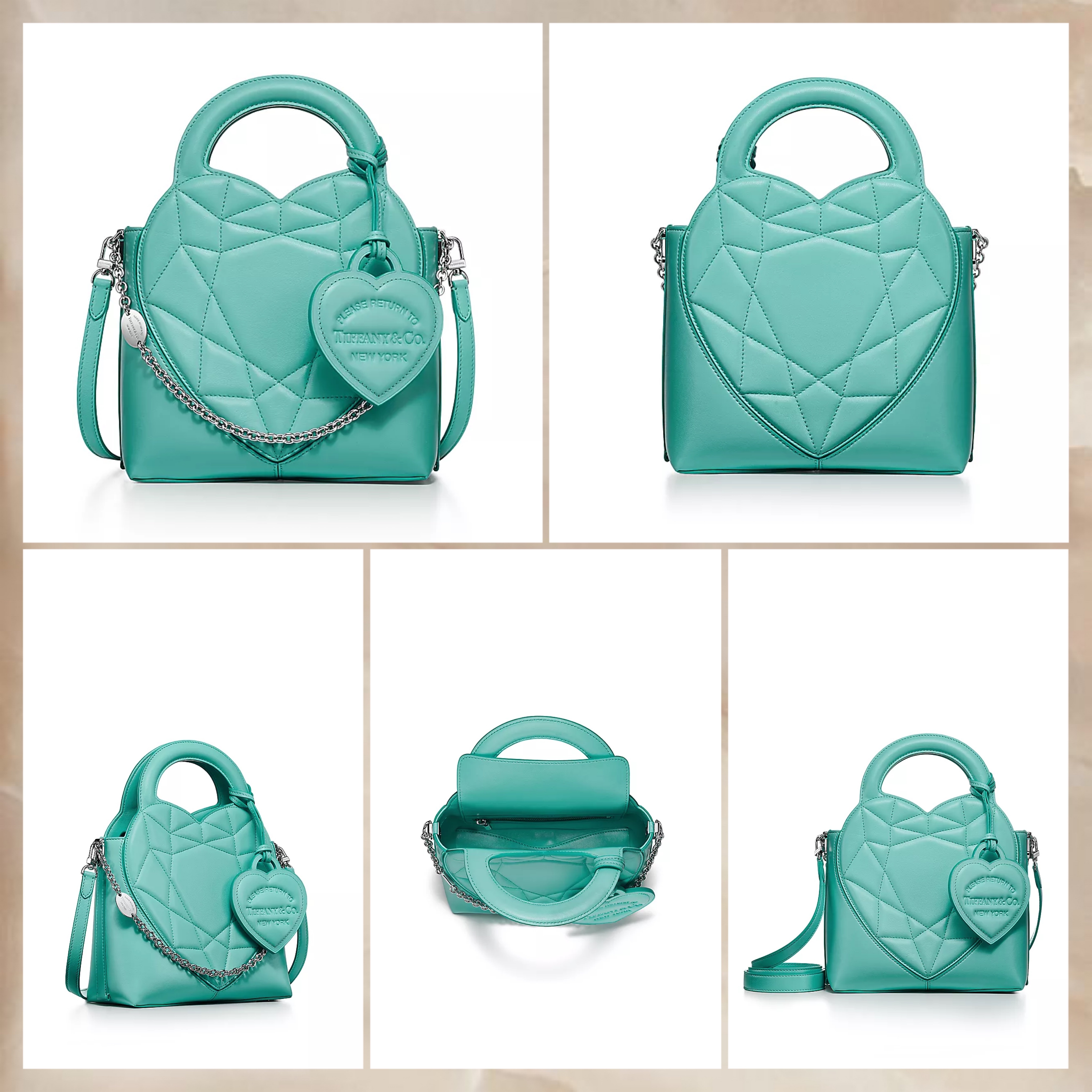 【限定】TIFFANY & CO.ミニ トート バッグ すぐ届く！新作【Tiffany & Co】パデッド ミニ トート バッグ