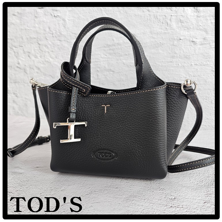 ★関税込★TOD'S★Tタイムレス マイクロ ショルダーバッグ★