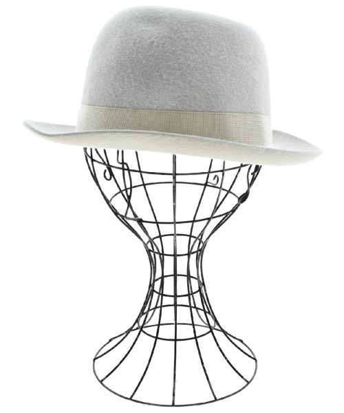 HERMES エルメス ハット ライトグレー 57 4103524O0032