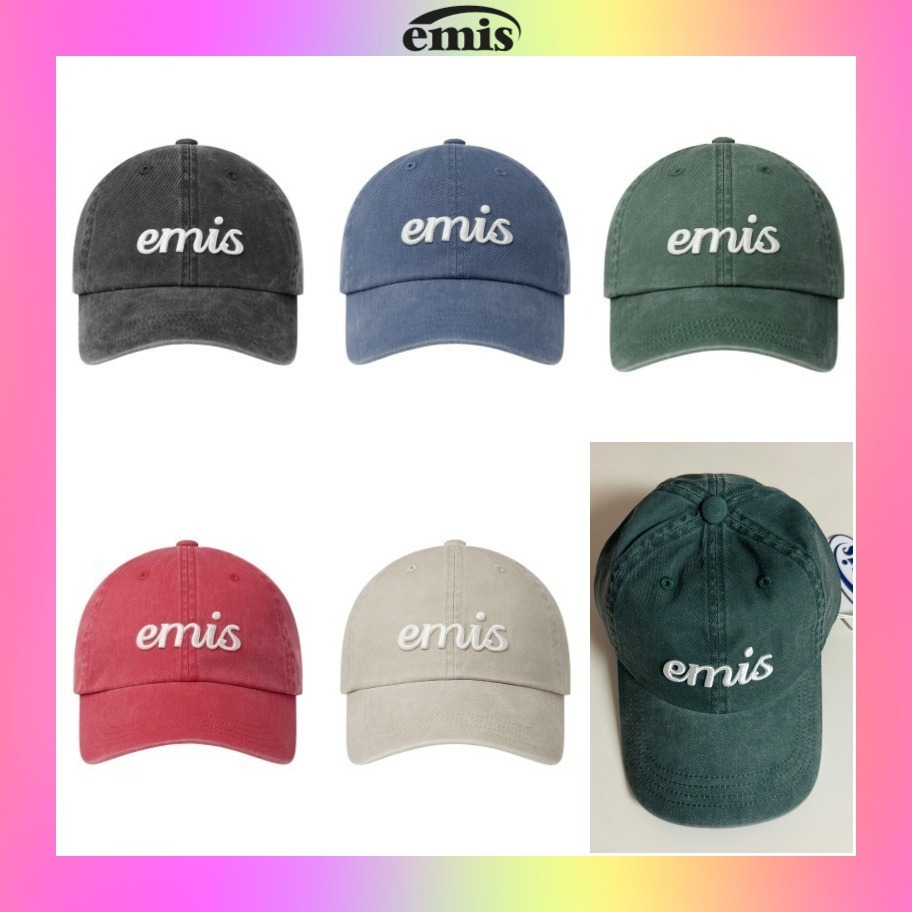 【emis】韓国人気★ VINTAGE PIGMENT BALL CAP