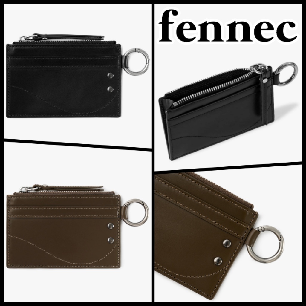 【FENNEC】RIVET ZIPPER CASE [正規品] 牛革 カードケース