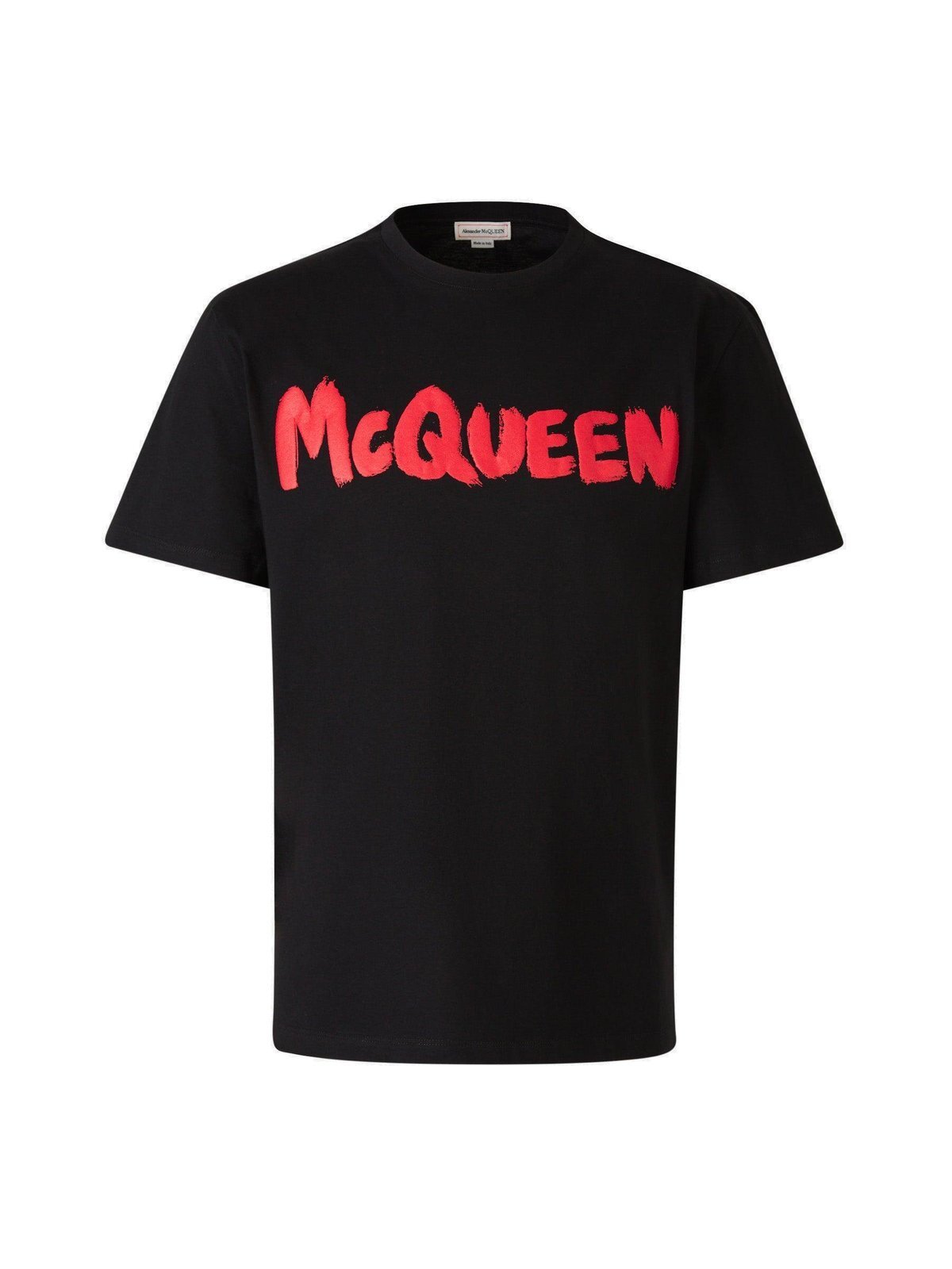 ◆alexander mcqueen◆特大ロゴTシャツ □ALEXANDER MCQUEEN - ロゴ プリント クルーネック T シャツ