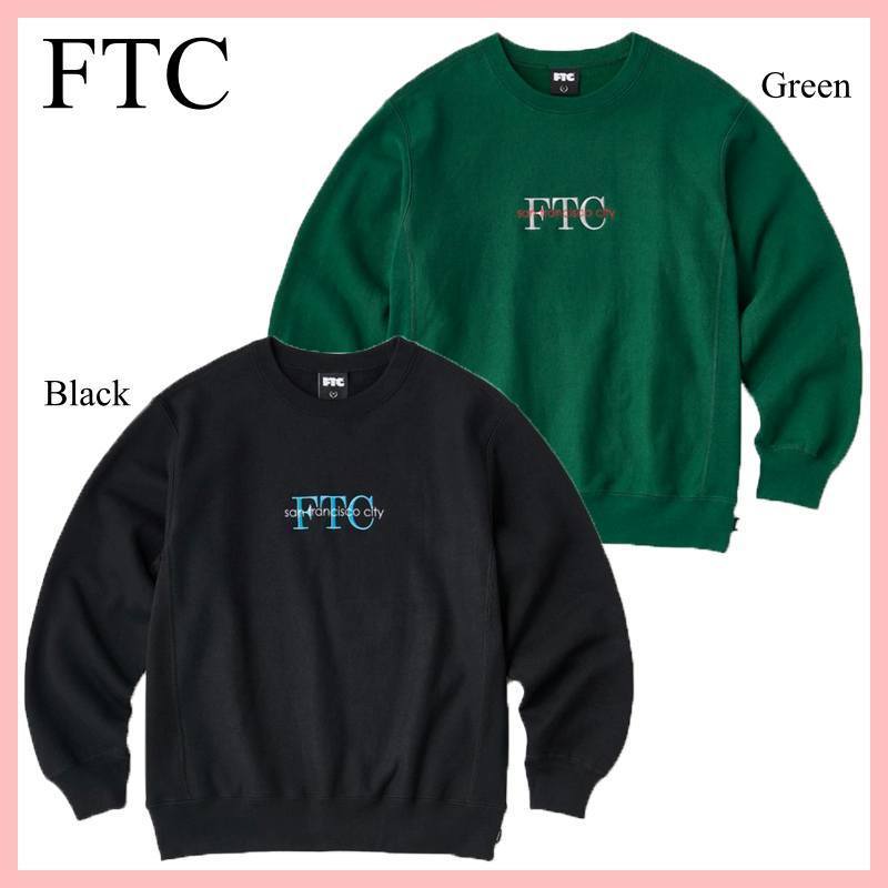 FTC SF CITY スウェット トレーナー Black Green 送料込み