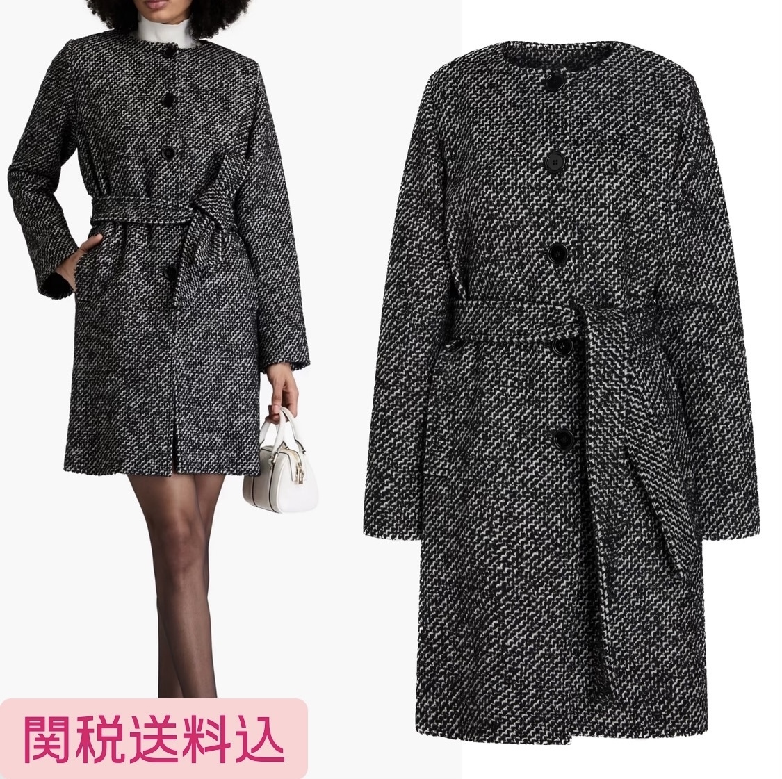 Dolce&Gabbana ウール混 ツイード コート