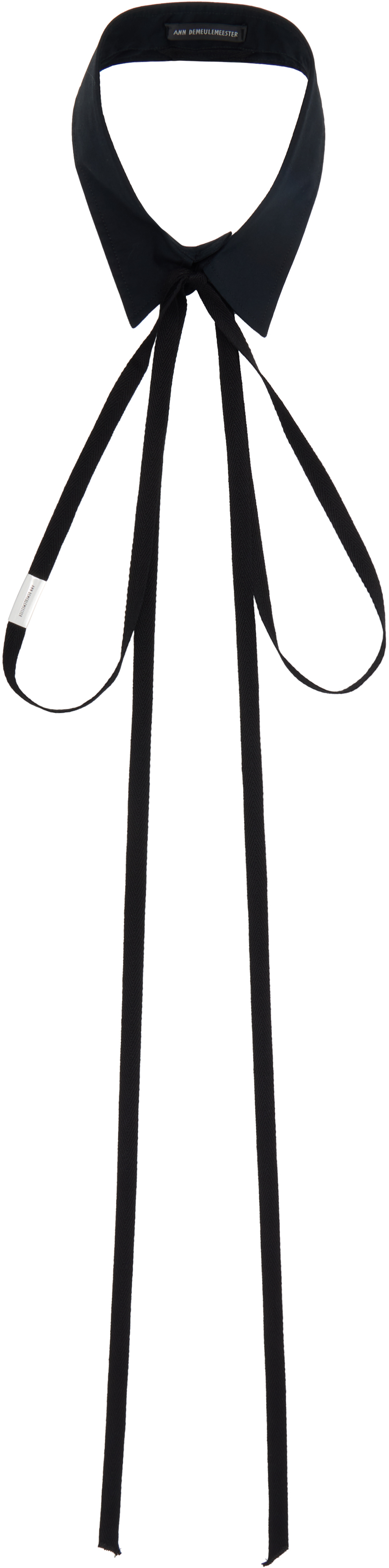 【関税込み】Ann Demeulemeester ブラック Raku シャツ 付け襟