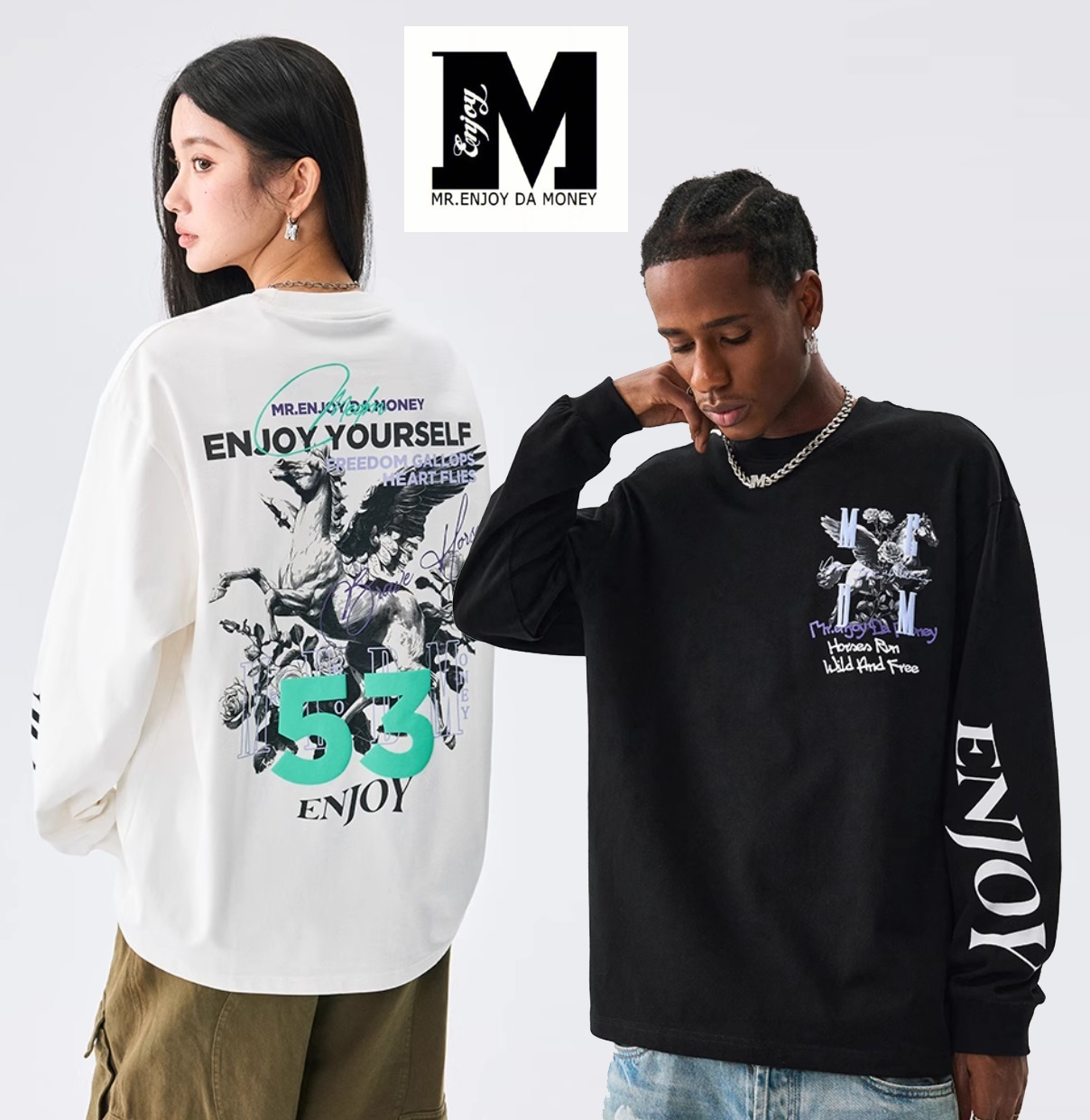 送料関税込み[M.E.D.M]ロンT★男女兼用★日本未入荷★大人気★