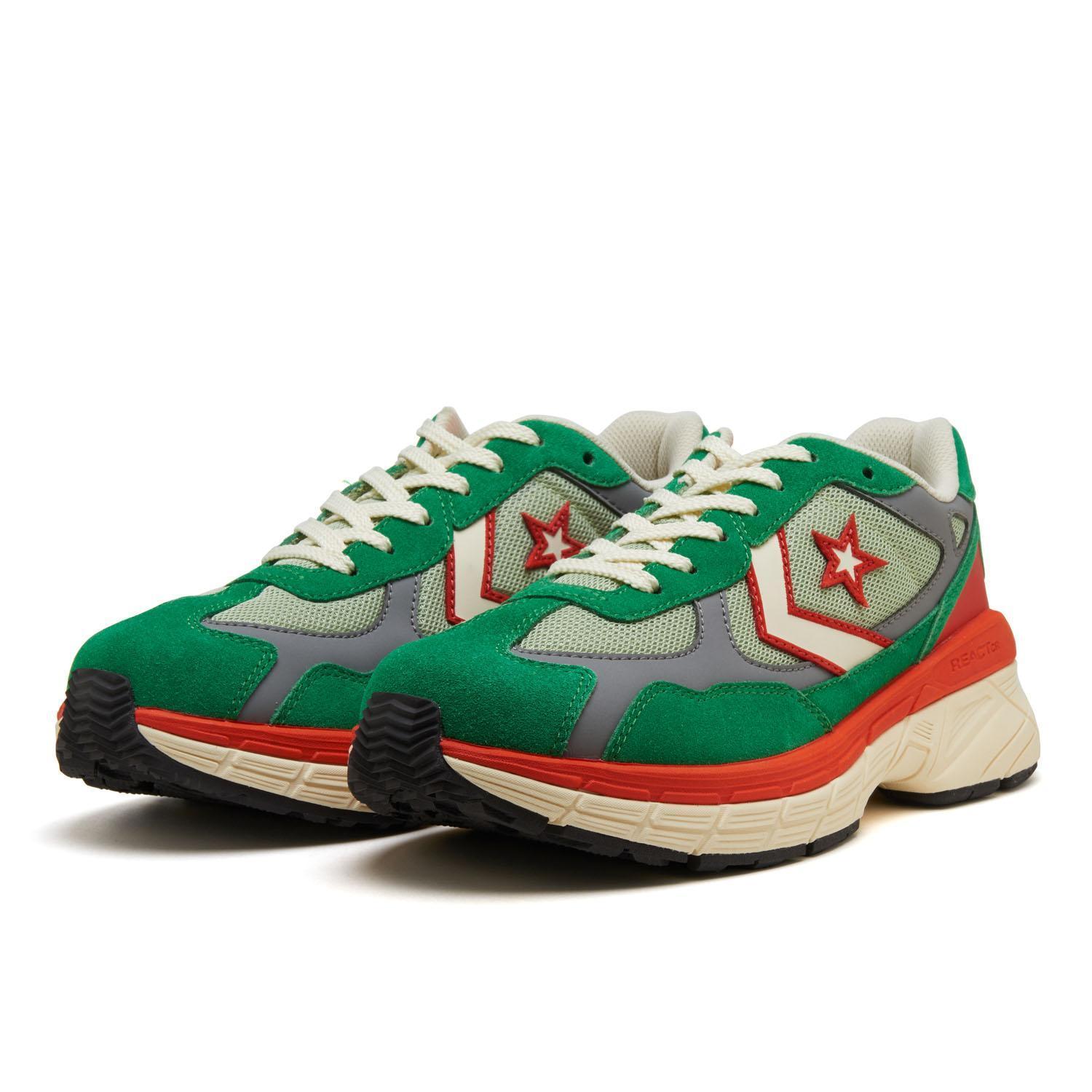 国内配送 CONVERSE STARFIRE SC RE BERGAMOT GREEN/MANDARIN RED