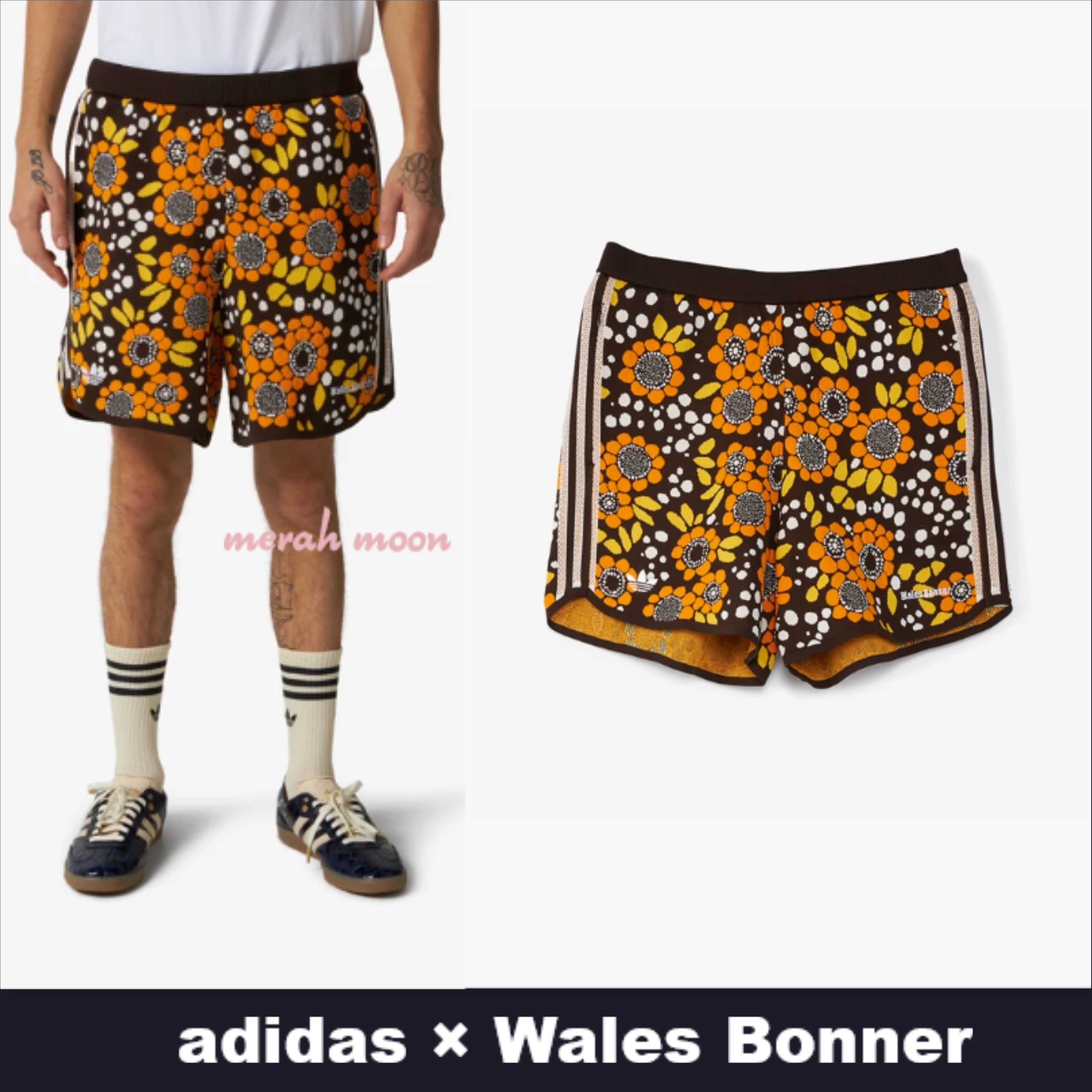 adidas XWales Bonner【限定性が魅力☆Knit Floral Shorts】