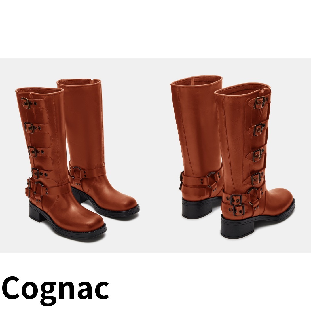 ロック&クール【Steve Madden】スタイリッシュ レザー ブーツ ロック&クール【Steve Madden】スタイリッシュ レザー ブーツ